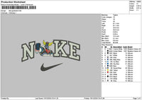Nike Goldorak Embroidery File 6 sizes