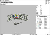Nike Goldorak Embroidery File 6 sizes
