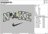 Nike Goldorak Embroidery File 6 sizes