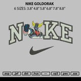 Nike Goldorak Embroidery File 6 sizes