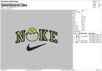 Nike Gudetama Embroidery File 4 sizes