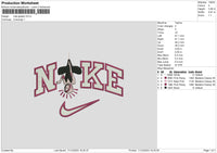 Nike Gwen Hang Embroidery File 6 sizes