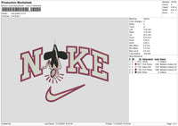 Nike Gwen Hang Embroidery File 6 sizes