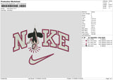 Nike Gwen Hang Embroidery File 6 sizes