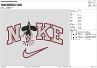 Nike Gwen Hang Embroidery File 6 sizes