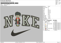 Nike Harry Potter Embroidery File 5 sizes