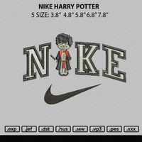 Nike Harry Potter Embroidery File 5 sizes