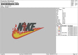 Nike Hydrant Embroidery File 6 sizes