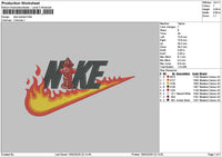 Nike Hydrant Embroidery File 6 sizes