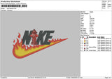 Nike Hydrant Embroidery File 6 sizes