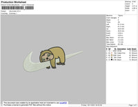 Nike Koala Embroidery File 4 size