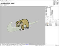Nike Koala Embroidery File 4 size
