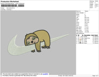 Nike Koala Embroidery File 4 size
