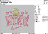 Nike Labu Embroidery File 6 sizes