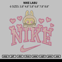 Nike Labu Embroidery File 6 sizes