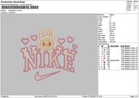 Nike Labu V3 Embroidery File 6 sizes