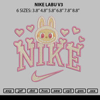 Nike Labu V3 Embroidery File 6 sizes