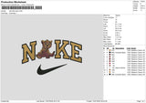 Nike Little Bear Embroidery File 6 sizes