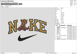 Nike Little Bear Embroidery File 6 sizes