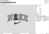 Nike Robot V2 Embroidery File 6 sizes