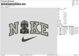 Nike Robot V2 Embroidery File 6 sizes