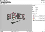 Nike Melody Embroidery File 5 sizes