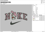 Nike Melody Embroidery File 5 sizes