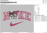 Nike Melody Kuromi V3 Embroidery File 5 sizes