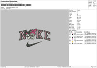 Nike Melody Kuromi Embroidery File 5 sizes