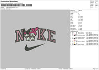 Nike Melody Kuromi Embroidery File 5 sizes