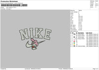 Nike Melody v3 Embroidery File 5 sizes