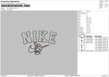 Nike Melody v3 Embroidery File 5 sizes
