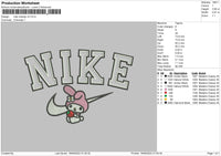 Nike Melody v3 Embroidery File 5 sizes