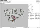 Nike Melody v3 Embroidery File 5 sizes