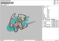 Nike Mew V4 Embroidery File 6 sizes