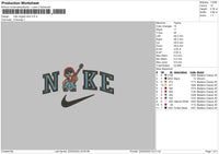 Nike Miguel Coco Embroidery File 4 size