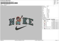 Nike Miguel Coco Embroidery File 4 size