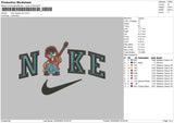 Nike Miguel Coco Embroidery File 4 size