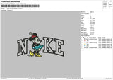Nike Minnie Mouse V3 Embroidery File 4 size