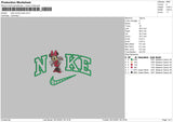 Nike Minnie Xmas Embroidery File 4 size