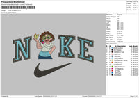 Nike Mirable Embroidery File 4 size