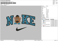 Nike Mrpotato Embroidery File 6 sizes