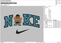 Nike Mrpotato Embroidery File 6 sizes