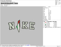 Nike Palestine Embroidery File 4 size