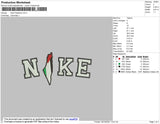 Nike Palestine Embroidery File 4 size