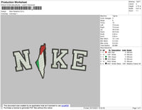 Nike Palestine Embroidery File 4 size