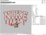 Nike Patrick Xmas Embroidery File 4 size
