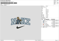 Nike Pepper Embroidery File 6 sizes