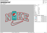 Nike Pepsi0106 Embroidery File 6 sizes