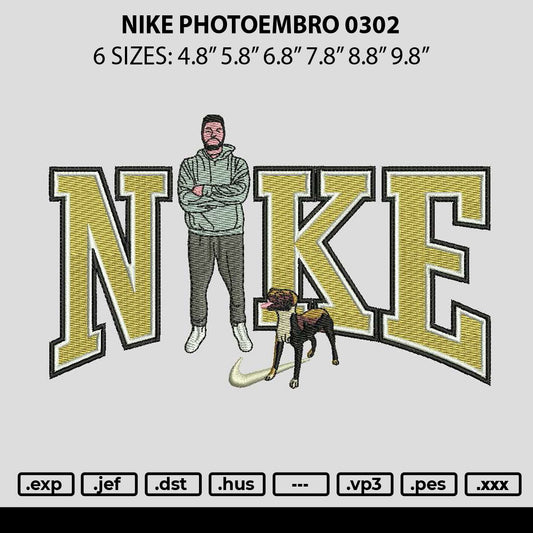 Nike Photoembro 0302 Embroidery File 6 sizes